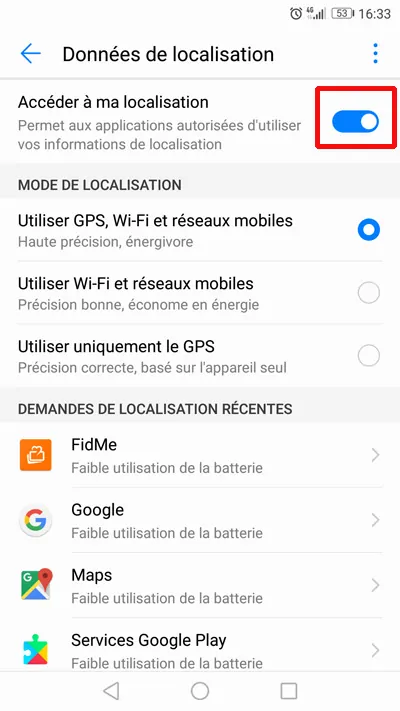 Comment Activer Ou Désactiver La Géolocalisation Des Photos Sur Android ...