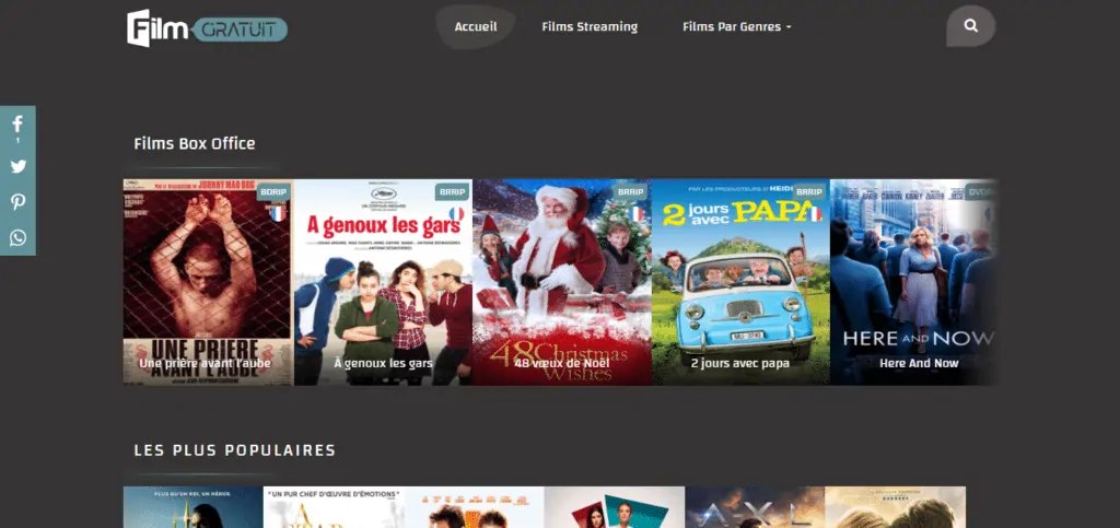 Regarder gratuitement un film ou une série en ligne sans compte