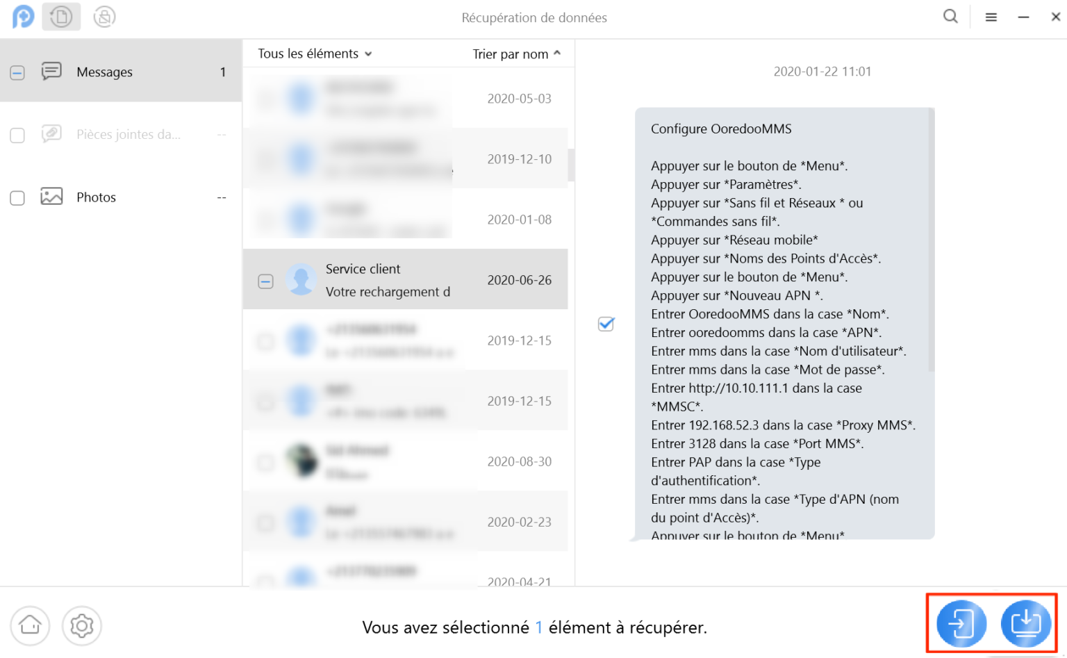 Solutions pour récupérer des SMS effacés d'un smartphone Samsung