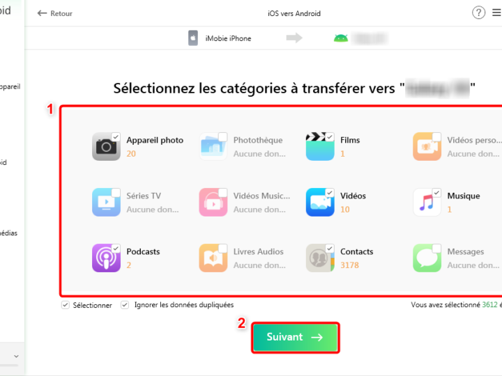 Comment Transferer Des Donnees D Un Iphone Vers Android