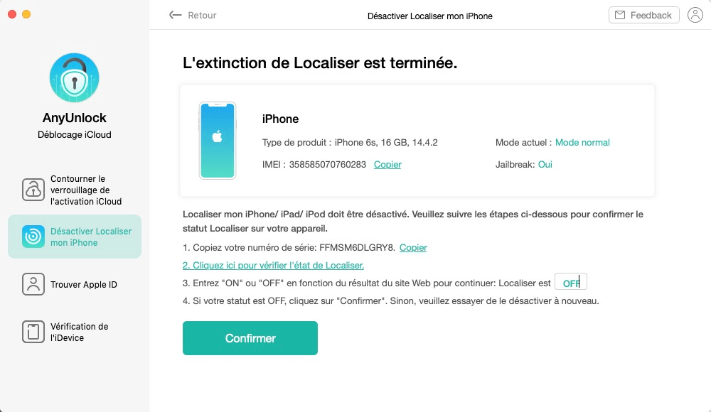 3 méthodes pour désactiver Localiser mon iPhone sans mot de passe
