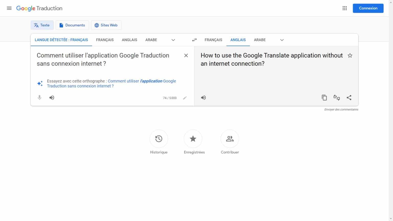 Utiliser Google Traduction sans connexion internet
