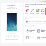 Installer un fichier IPA sur iPhone avec AnyTrans : sélection du menu Apps