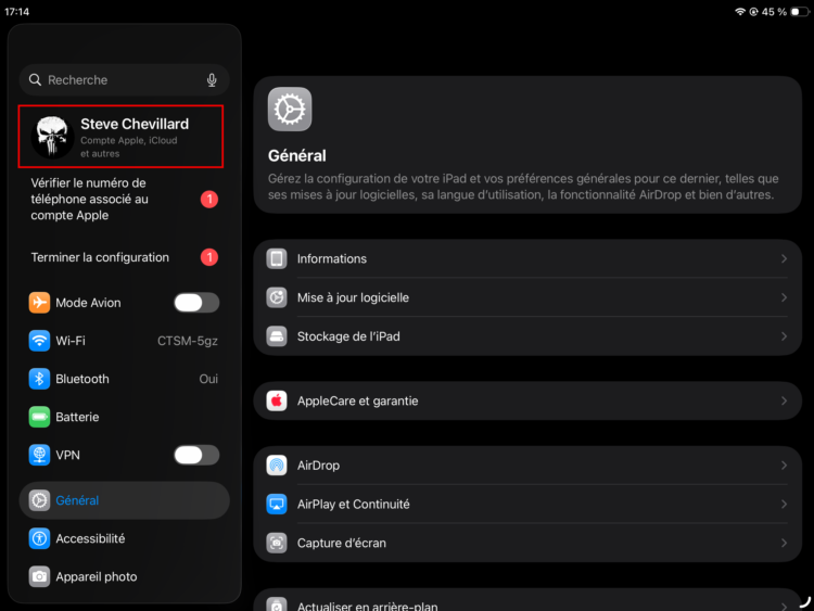 Accéder à son compte Apple sur iPhone ou iPad