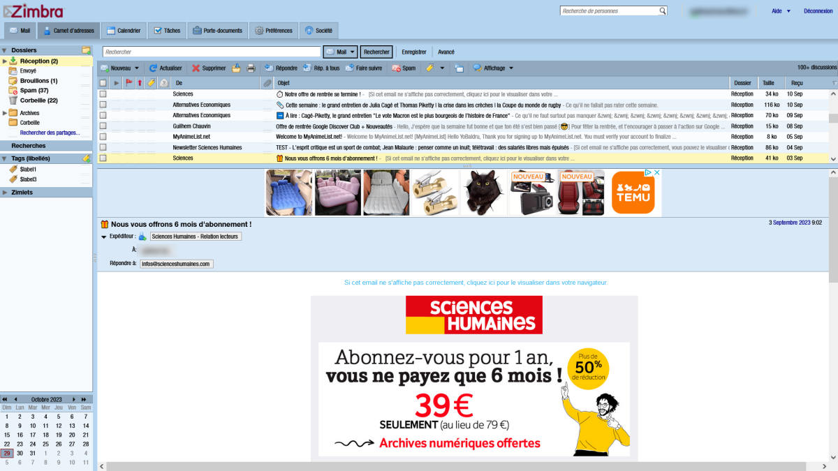 Découvrez Zimbra Free, le webmail open source offert par Free. Des astuces, conseils et détails pour optimiser votre expérience de messagerie.