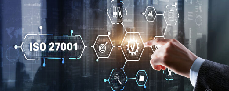 ISO 27001. Norme internationale de sécurité de l'information. Concept de normes ISO garantie de contrôle qualité