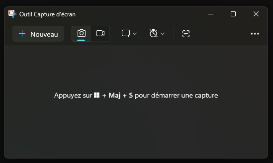 L'outil capture d'écran de Windows 11