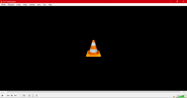 Interface de VLC Media Player pour la réparation de base d'un fichier vidéo