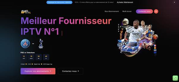 Euro IPTV – L'Option Flexible et Avantageuse