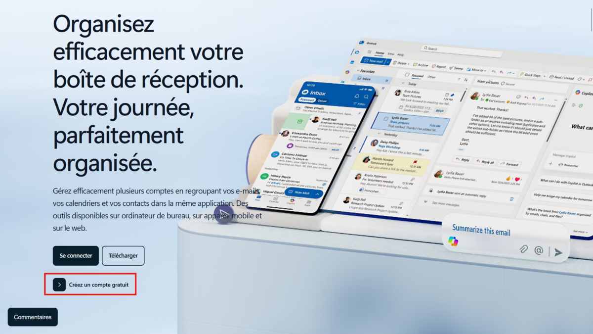 Créer un compte email gratuit sur Gmail, Outlook ou Yahoo : tutoriel pas à pas pour débutants