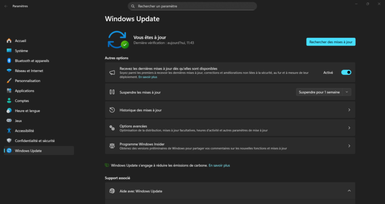 Comment mettre à jour Windows 11 ?