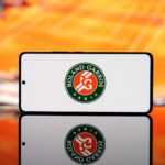 Court central de Roland Garros pendant la diffusion de France Télévisions