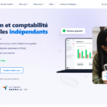 Page d'accueil du logiciel de facturation Abby pour auto-entrepreneurs