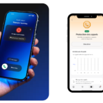 Protection des appels NordVPN affichant une alerte d'arnaque sur l'écran d'un iPhone