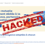 Site de la Mutuelle Générale de Prévoyance frappé d'un tampon rouge HACKED après le piratage